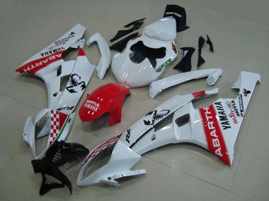 Billige Weiß Rot Abarth R6 2006-2007 Motorrad Verkleidungen