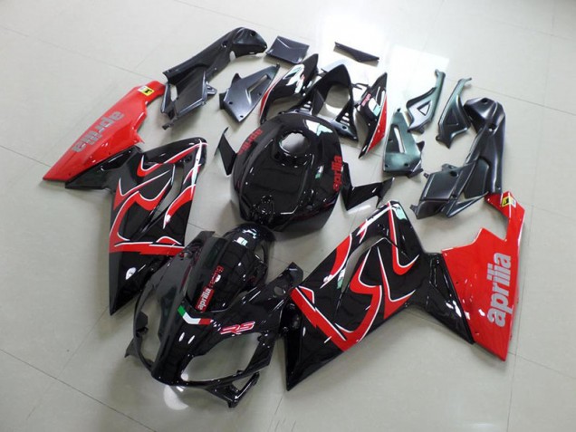 Billige Schwarz und Rot RS 125 2006-2011 Motorrad Verkleidung Billige Schwarz und Rot RS 125 2006-2011 Motorrad Verkleidung