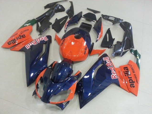 Billige Orange und Dunkel blau RS 125 2006-2011 Motorrad Verkleidungen Billige Orange und Dunkel blau RS 125 2006-2011 Motorrad Verkleidungen