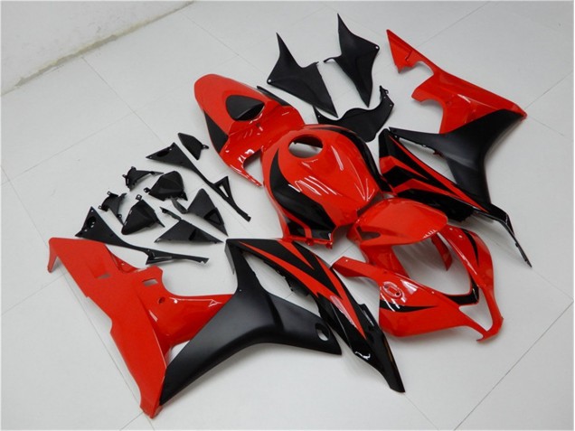 Billige Schwarz Rot CBR 600 RR 2007-2008 Motorrad Vollverkleidung Billige Schwarz Rot CBR 600 RR 2007-2008 Motorrad Vollverkleidung