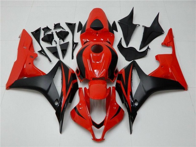Billige Schwarz Rot CBR 600 RR 2007-2008 Motorrad Vollverkleidung Billige Schwarz Rot CBR 600 RR 2007-2008 Motorrad Vollverkleidung