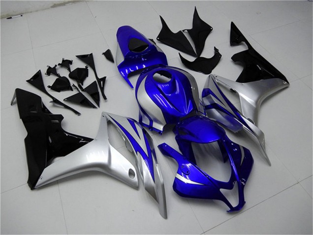 Billige Blau Silber Schwarz CBR 600 RR 2007-2008 Motorrad Verkleidungen Billige Blau Silber Schwarz CBR 600 RR 2007-2008 Motorrad Verkleidungen