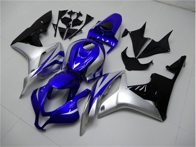 Billige Blau Silber Schwarz CBR 600 RR 2007-2008 Motorrad Verkleidungen Billige Blau Silber Schwarz CBR 600 RR 2007-2008 Motorrad Verkleidungen