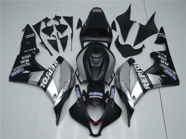 Billige Silber Repsol Schwarz CBR 600 RR 2007-2008 Motorrad Verkleidungen