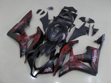 Billige Schwarz Rot CBR 600 RR 2007-2008 Motorrad Verkleidungen