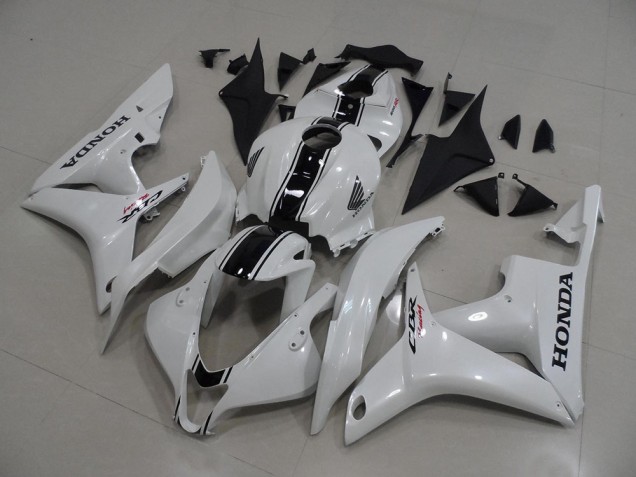 Billige Perl Weiß mit schwarzen Streifen CBR 600 RR 2007-2008 Motorrad Verkleidungen Billige Perl Weiß mit schwarzen Streifen CBR 600 RR 2007-2008 Motorrad Verkleidungen