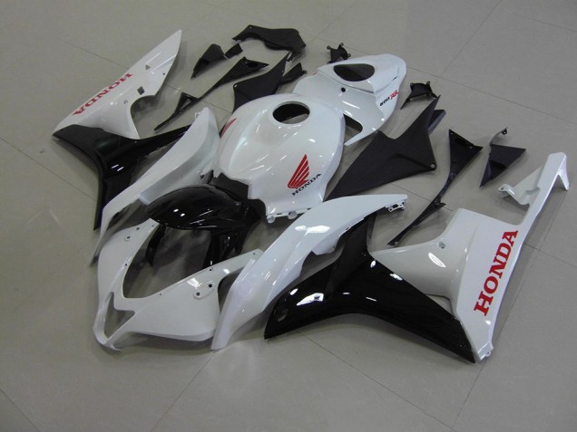 Billige Perl Weiß Schwarz CBR 600 RR 2007-2008 Motorrad Verkleidungen Billige Perl Weiß Schwarz CBR 600 RR 2007-2008 Motorrad Verkleidungen