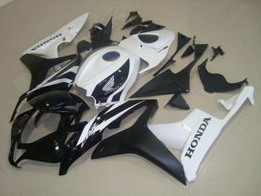 Billige Matt Schwarz Weiß CBR 600 RR 2007-2008 Motorrad Verkleidungen