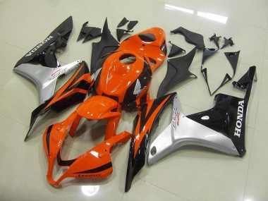 Billige Orange Silber Schwarz CBR 600 RR 2007-2008 Motorrad Verkleidung