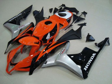 Billige Orange Silber Schwarz CBR 600 RR 2007-2008 Motorrad Verkleidungen