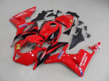 Billige Rot Schwarz Rennen CBR 600 RR 2007-2008 Motorrad Verkleidungen