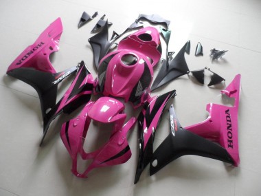 Billige Rosa Schwarz CBR 600 RR 2007-2008 Motorrad Verkleidungen