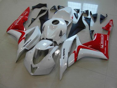 Billige Weiß Rot Rennen Version CBR 600 RR 2007-2008 Motorrad Verkleidungen