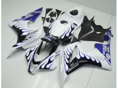 Billige Weiß Blau Flamme CBR 600 RR 2007-2008 Motorrad Verkleidungen