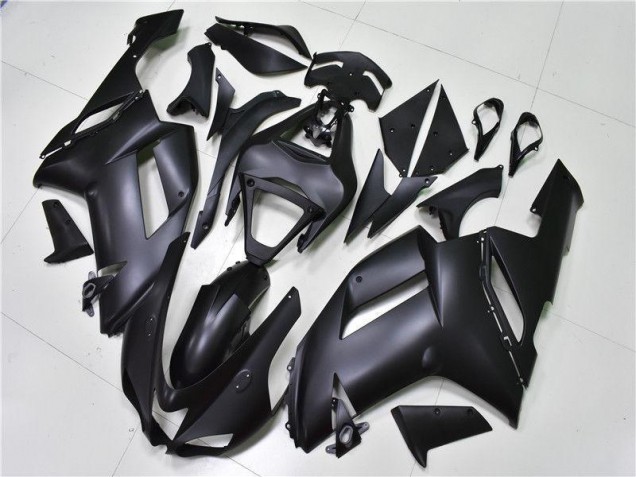 Billige Matt Schwarz ZX6R 2007-2008 Motorrad Verkleidungen Billige Matt Schwarz ZX6R 2007-2008 Motorrad Verkleidungen