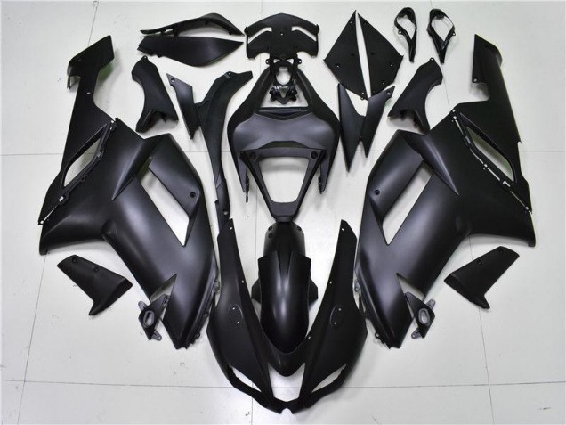 Billige Matt Schwarz ZX6R 2007-2008 Motorrad Verkleidungen Billige Matt Schwarz ZX6R 2007-2008 Motorrad Verkleidungen