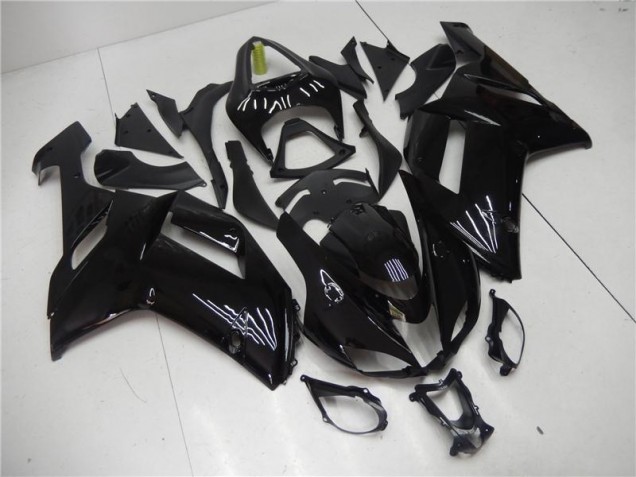 Billige Glänzend Schwarz ZX6R 2007-2008 Motorrad Verkleidung Billige Glänzend Schwarz ZX6R 2007-2008 Motorrad Verkleidung