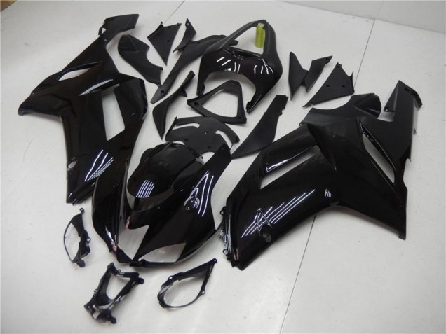 Billige Glänzend Schwarz ZX6R 2007-2008 Motorrad Verkleidung Billige Glänzend Schwarz ZX6R 2007-2008 Motorrad Verkleidung
