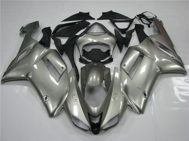 Billige Grau ZX6R 2007-2008 Motorrad Verkleidungen Billige Grau ZX6R 2007-2008 Motorrad Verkleidungen
