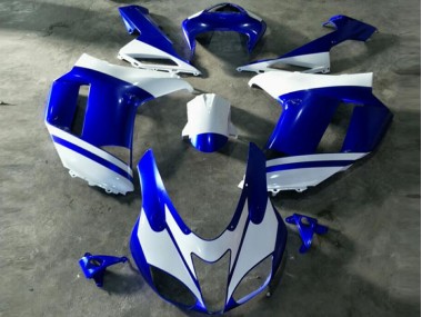 Billige Blau Weiß ZX6R 2007-2008 Motorrad Verkleidungen