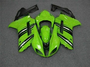 Billige Grün Schwarz ZX6R 2007-2008 Motorrad Verkleidungen