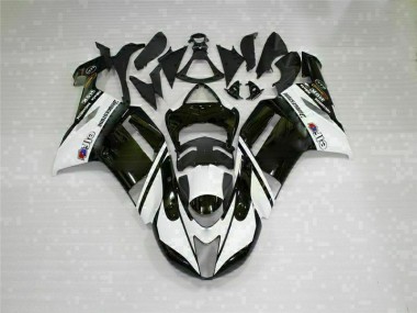 Billige Schwarz Weiß ZX6R 2007-2008 Motorrad Verkleidung