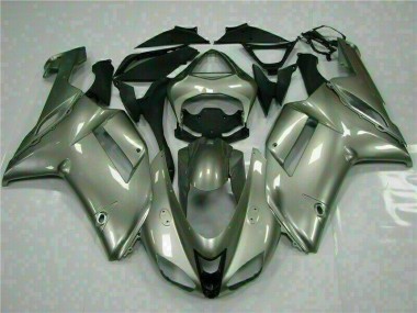 Billige Silber ZX6R 2007-2008 Motorrad Verkleidungen