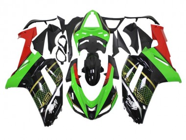 Billige Grün Schwarz ZX6R 2007-2008 Motorrad Verkleidung