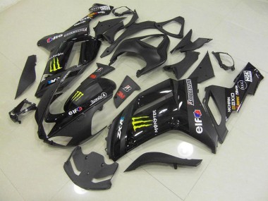 Billige Schwarz Monster ZX6R 2007-2008 Motorrad Verkleidungen