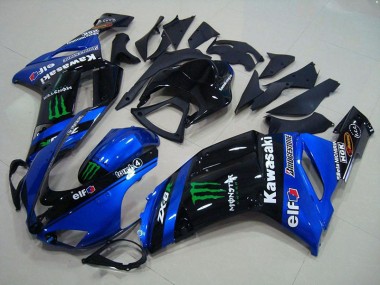 Billige Blau Monster ZX6R 2007-2008 Motorrad Verkleidungen