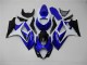 Billige Blau Weiß Schwarz GSXR 1000 K7 2007-2008 Motorrad Verkleidungen Billige Blau Weiß Schwarz GSXR 1000 K7 2007-2008 Motorrad Verkleidungen