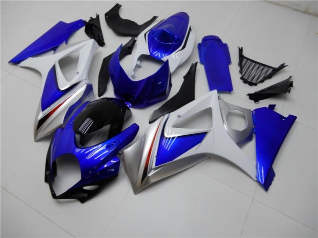 Billige Blau Weiß GSXR 1000 K7 2007-2008 Motorrad Verkleidung Billige Blau Weiß GSXR 1000 K7 2007-2008 Motorrad Verkleidung