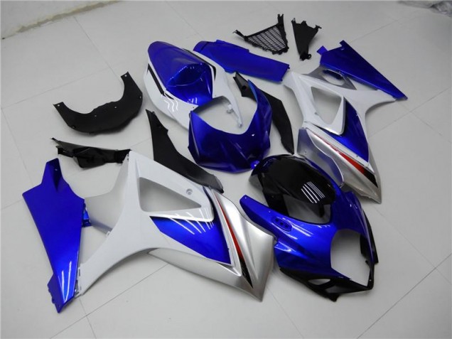 Billige Blau Weiß GSXR 1000 K7 2007-2008 Motorrad Verkleidung Billige Blau Weiß GSXR 1000 K7 2007-2008 Motorrad Verkleidung