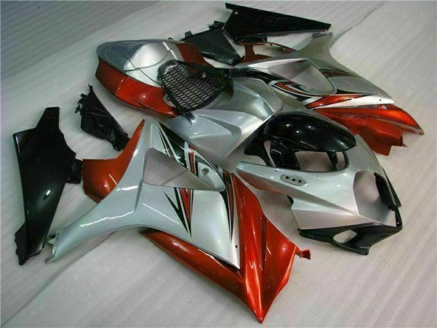 Billige Braun Silber GSXR 1000 K7 2007-2008 Motorrad Verkleidungen