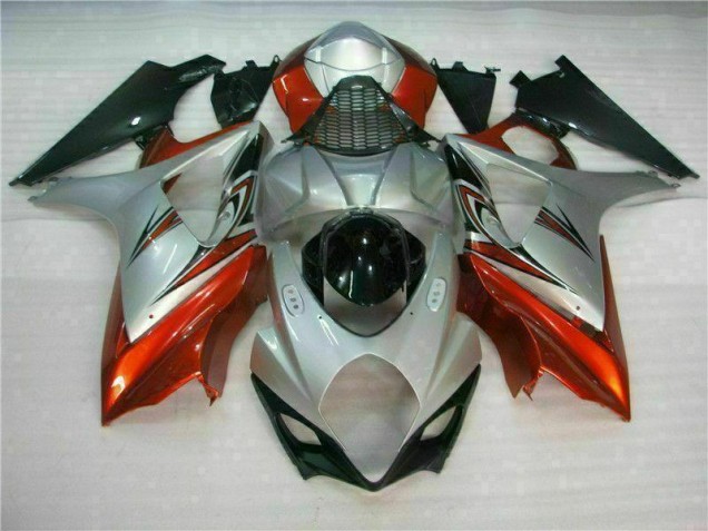 Billige Braun Silber GSXR 1000 K7 2007-2008 Motorrad Verkleidungen
