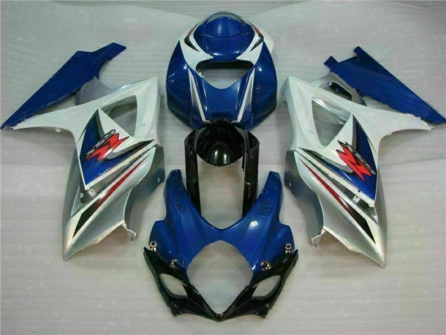 Billige Blau Weiß GSXR 1000 K7 2007-2008 Motorrad VollVerkleidungen & Plastik Billige Blau Weiß GSXR 1000 K7 2007-2008 Motorrad VollVerkleidungen & Plastik