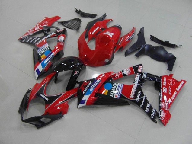 Billige Rot GSXR 1000 K7 2007-2008 Motorrad Verkleidungen Billige Rot GSXR 1000 K7 2007-2008 Motorrad Verkleidungen
