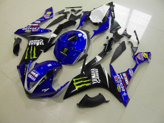 Billige Blau Monster R1 2007-2008 Motorrad Verkleidungen Billige Blau Monster R1 2007-2008 Motorrad Verkleidungen