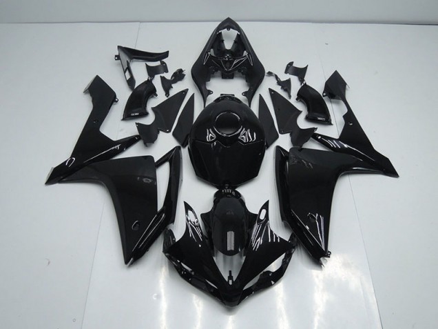 Billige Glänzend Schwarz R1 2007-2008 Motorrad Verkleidungen Billige Glänzend Schwarz R1 2007-2008 Motorrad Verkleidungen