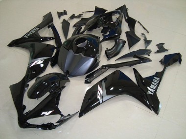 Billige Glänzend Schwarz Weiß R1 2007-2008 Motorrad Verkleidungen