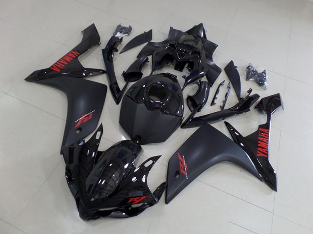 Billige Matt Schwarz Rot R1 2007-2008 Motorrad Verkleidungen Billige Matt Schwarz Rot R1 2007-2008 Motorrad Verkleidungen