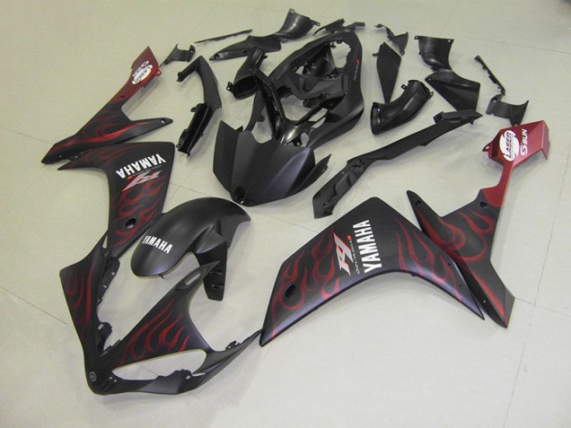 Billige Matt Rot Flamme R1 2007-2008 Motorrad Verkleidungen