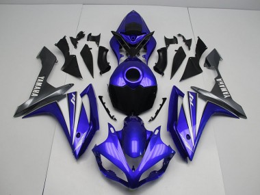 Billige Blau Weiß R1 2007-2008 Motorrad Verkleidungen & Plastik