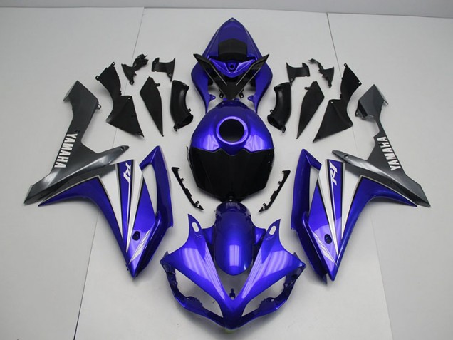 Billige Blau Weiß R1 2007-2008 Motorrad Verkleidungen & Plastik
