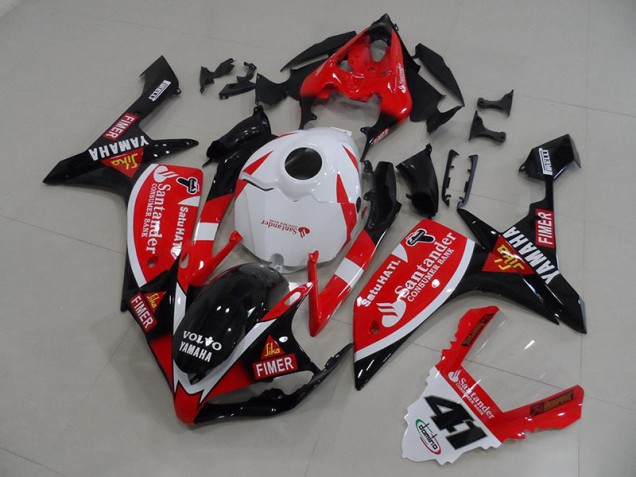 Billige Rot Schwarz Aufkleber R1 2007-2008 Motorrad Verkleidungen