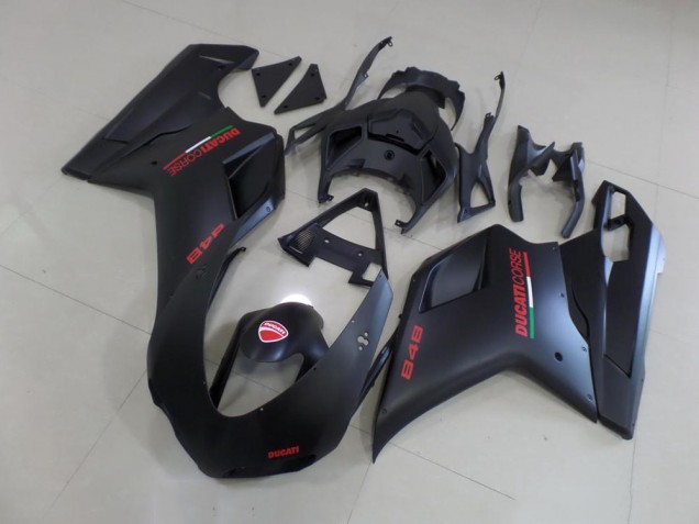 Billige Matt Schwarzer roter Aufkleber Ducati 848 1098 1198 2007-2014 Motorrad Verkleidungen Billige Matt Schwarzer roter Aufkleber Ducati 848 1098 1198 2007-2014 Motorrad Verkleidungen