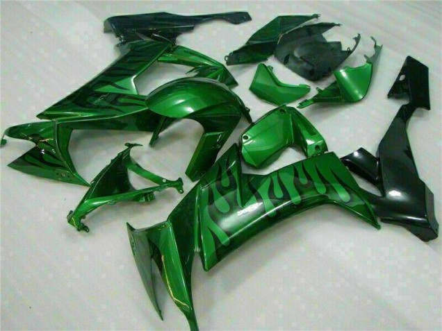 Billige Grüne Flamme ZX10R 2008-2010 Motorrad Verkleidungen Billige Grüne Flamme ZX10R 2008-2010 Motorrad Verkleidungen