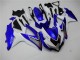 Billige Weiß Blau GSXR 600 / 750 K8 2008-2010 Motorrad Verkleidungen Billige Weiß Blau GSXR 600 / 750 K8 2008-2010 Motorrad Verkleidungen