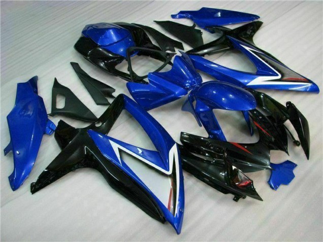 Billige Blau Schwarz GSXR 600 / 750 K8 2008-2010 Motorrad Verkleidung Billige Blau Schwarz GSXR 600 / 750 K8 2008-2010 Motorrad Verkleidung