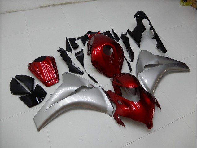 Billige Rot Silber CBR 1000 RR 2008-2011 Motorrad Verkleidungen Billige Rot Silber CBR 1000 RR 2008-2011 Motorrad Verkleidungen